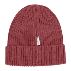 Knitted Beanie, Apple Butter Melange, 52 cm