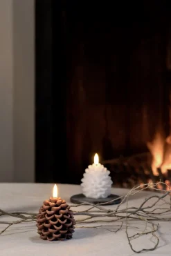 Kogle LED Lys, Brown