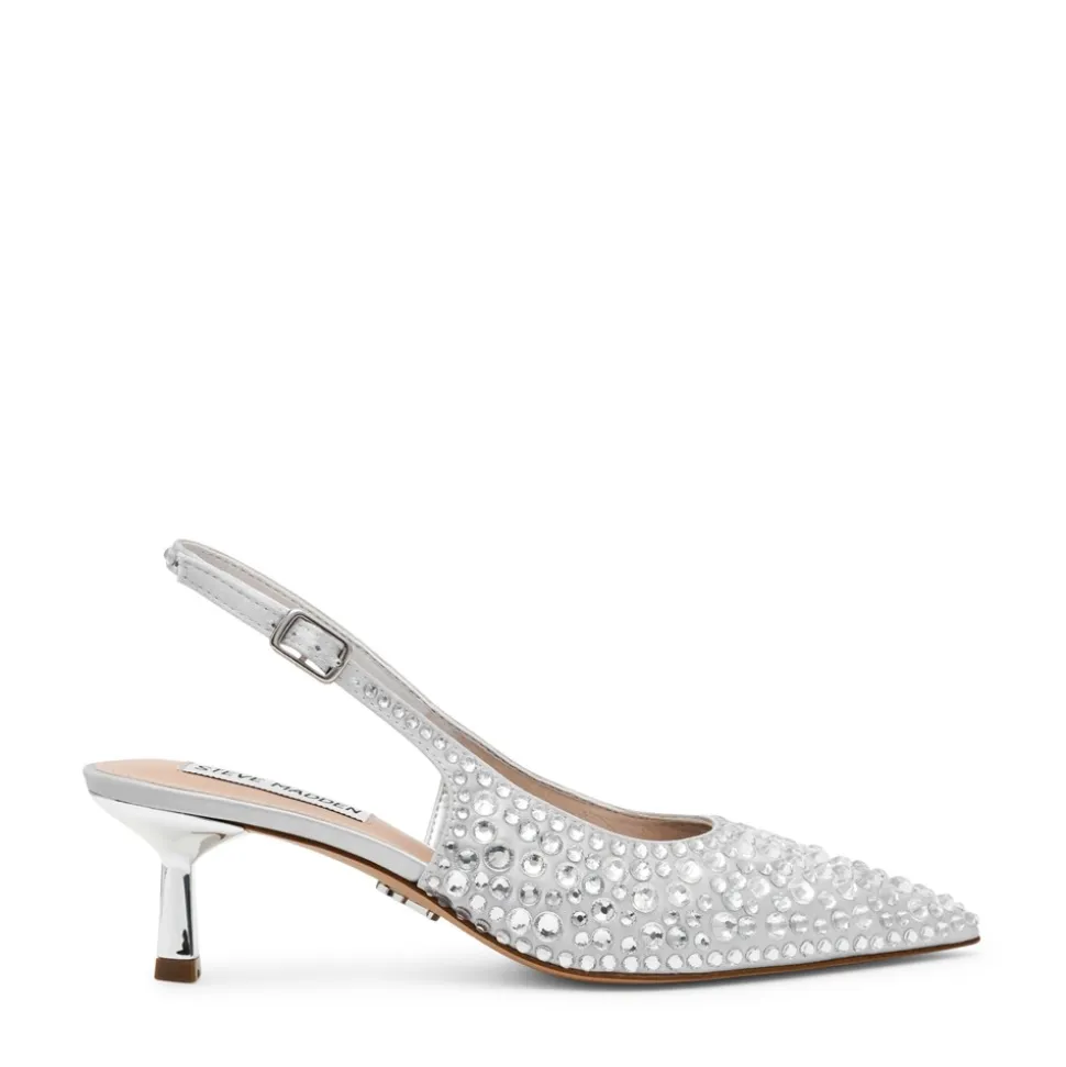 Korra-R Højhælede Sko, Silver Stone, 42