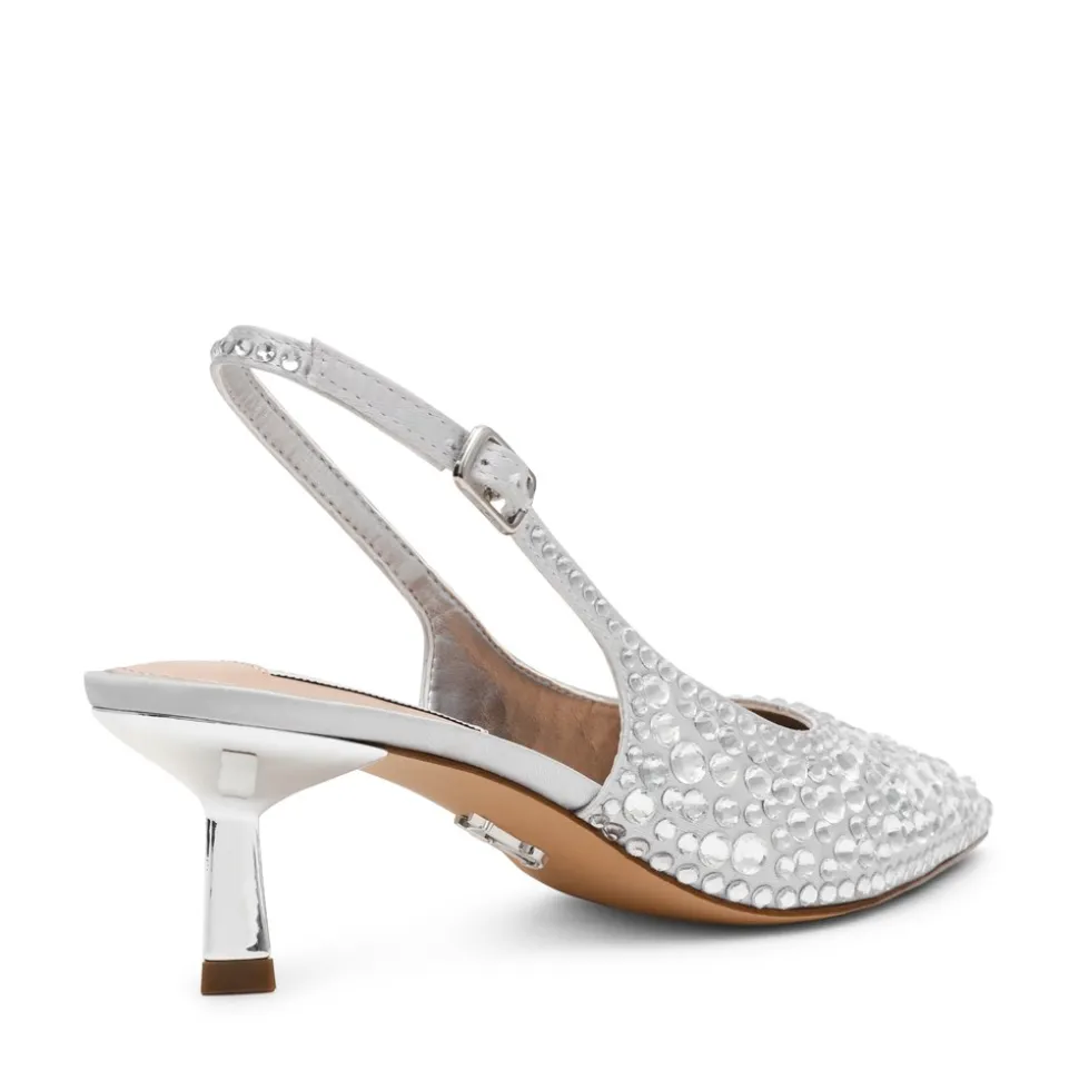 Korra-R Højhælede Sko, Silver Stone, 42