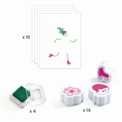 Kreative Stempler, Blomster Piger