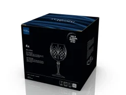 Krystal Medlodia 4-pak Gin & Tonic Glas, Klar, 65 cl