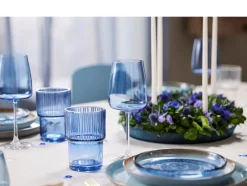 Kusintha 4-pak Cafeglas, Blue, 38 cl