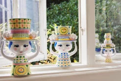 Lady With Hat Vase, Green