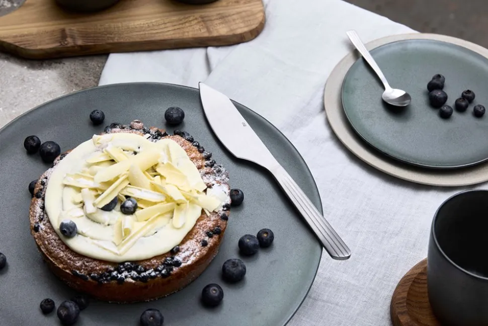 Lagkagekniv, Mat Stål