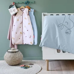 Lalee Babysengesæt, Lyseblå, 70x100 cm