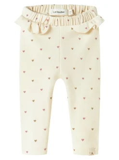 Lalo Slim Leggings, Turtledove Heart, 68 cm