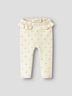 Lalo Slim Leggings, Turtledove Heart, 68 cm