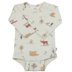 Langærmet Body, Light Beige, 70 cm