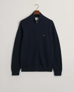 Langærmet Cardigan, Evening Blue, XXL