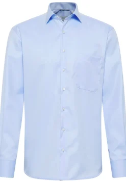Langærmet Comfort Fit Skjorte, Blå, 43
