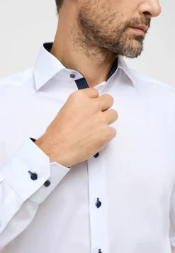 Langærmet Modern Fit Skjorte, Hvid, 44