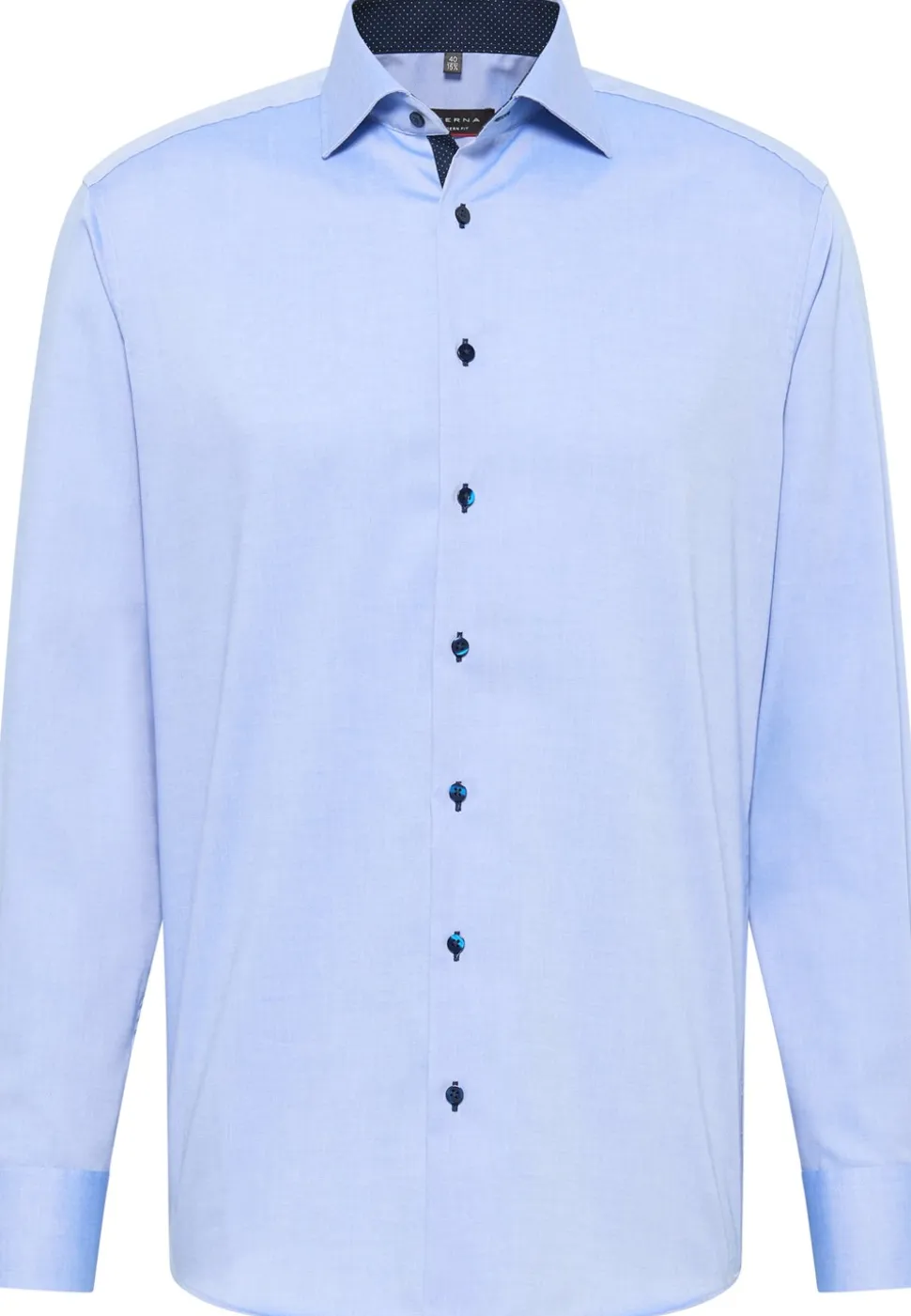 Langærmet Modern Fit Skjorte, Blå, 44