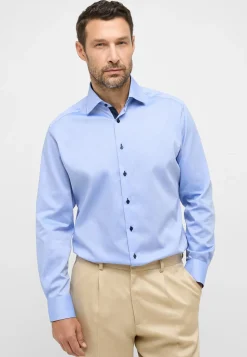 Langærmet Modern Fit Skjorte, Blå, 44