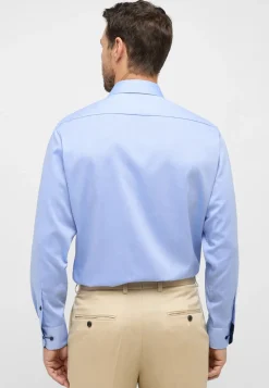 Langærmet Modern Fit Skjorte, Blå, 44