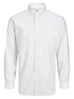 Langærmet Skjorte, White, XL