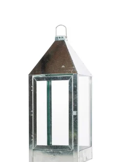 Lanterne, Galvaniseret, 32x70x32 cm