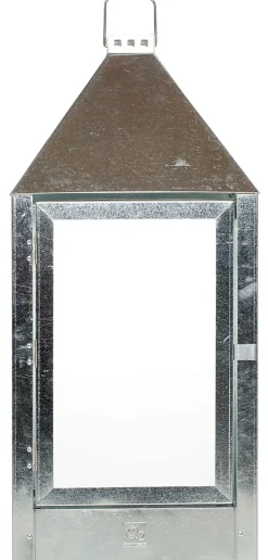 Lanterne, Galvaniseret, 32x70x32 cm