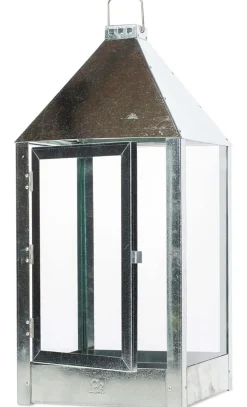 Lanterne, Galvaniseret, 32x70x32 cm