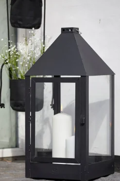 Lanterne, Sort, 32x70x32 cm