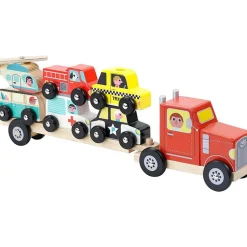 Lastbil & Anhænger Til Stablebiler Trælegetøj