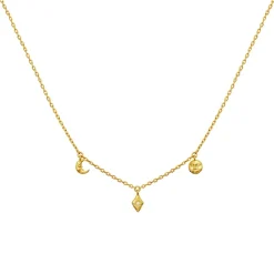 Lea Halskæde, Gold Plated, 42+3 cm