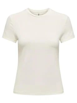 Lea Kortærmet T-shirt, Cloud Dancer, L