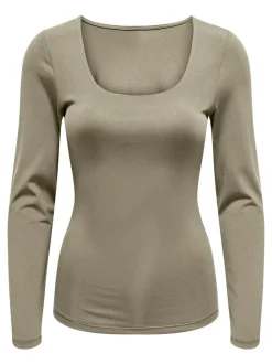 Lea Langærmet T-shirt, Spray Green, M