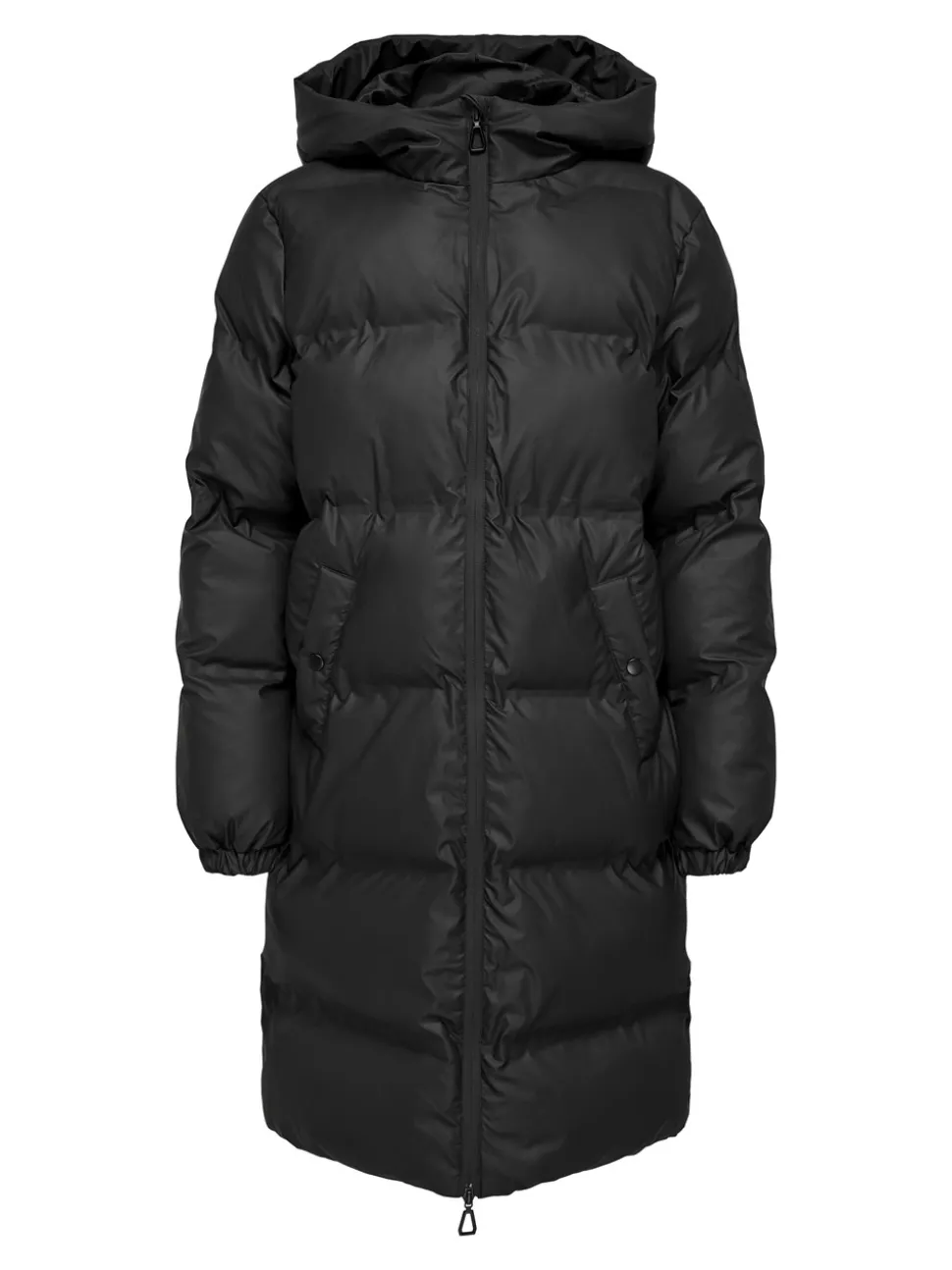 Lea Rain Puffer Frakke, Black, XL