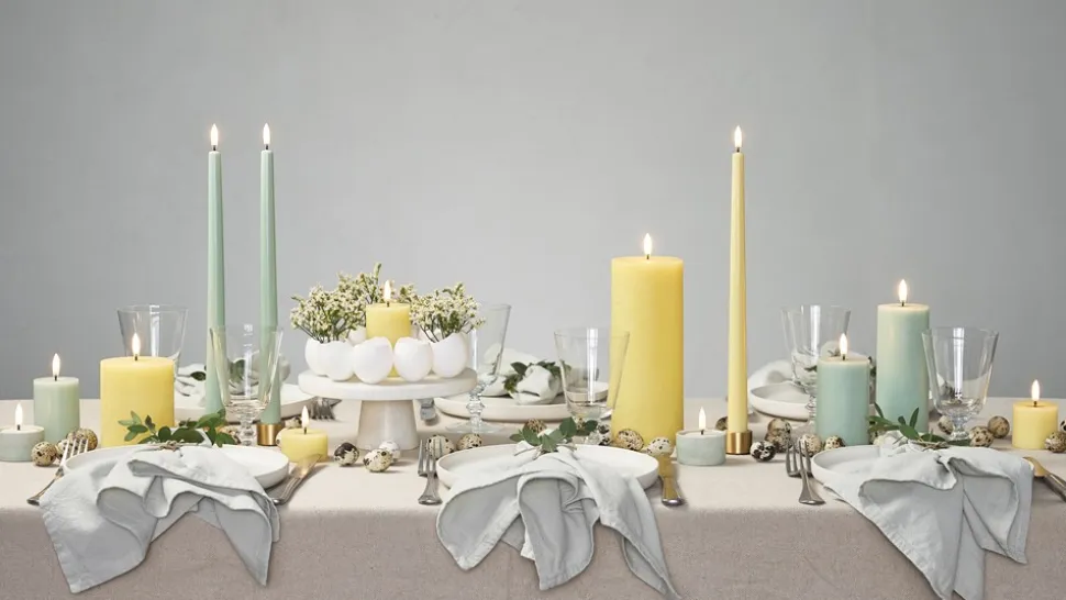 LED Bloklys, Dusty Green