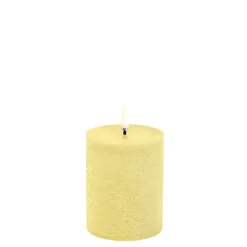 LED Rustic Bloklys, Wheat Yellow