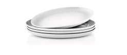 Legio Nova Oval Coupe Tallerken, White, 24,5 cm