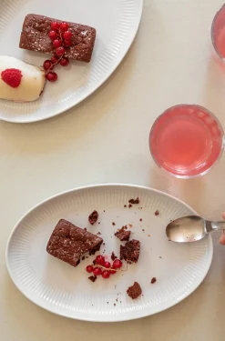 Legio Nova Oval Coupe Tallerken, White, 24,5 cm