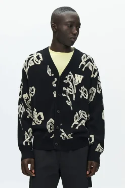 Leif Cardigan, White Rose, XXL