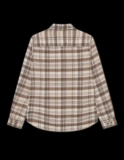 Lennon Check Overshirt, Irish Cream, S