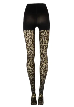 Leo Control Top Tights, Black/Black, M
