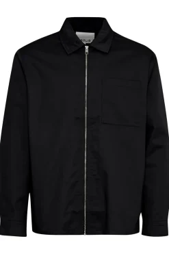 Leon Overshirt, True Black, XXL