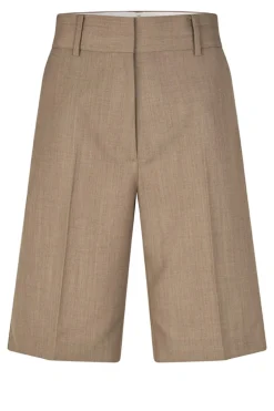 Levelup Tailored Shorts, Mid Brown Melange, M