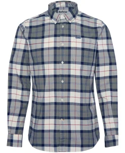 Lewis Tailored Skjorte, Bleached Pine Tartan, M