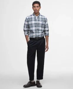 Lewis Tailored Skjorte, Bleached Pine Tartan, M