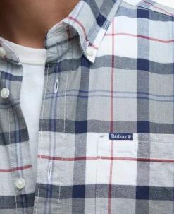 Lewis Tailored Skjorte, Bleached Pine Tartan, M