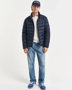 Light Down Jakke, Evening Blue, L