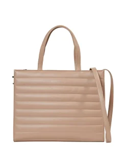 Line Quilt Medium Tote Taske, Chanterelle