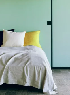 Linen Pude, Cream, 60x60 cm