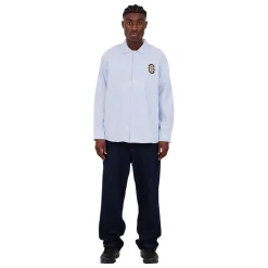 Lion Heart Oxford LS Skjorte, Light Blue, XL