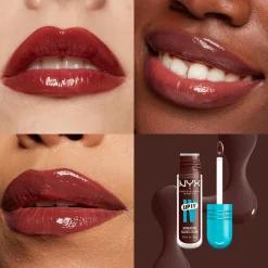 Lip I.V. Hydrating Gloss Stain Lipgloss, 05 Mocha Me Wet