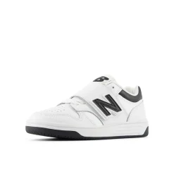 Little Kids' 480 Sneakers, White/Black, 30
