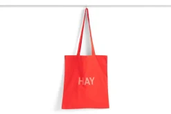 Logo Tote Bag, Poppy Red