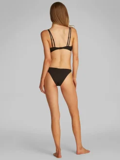 Longline Triangle Bikinitop, Black, L