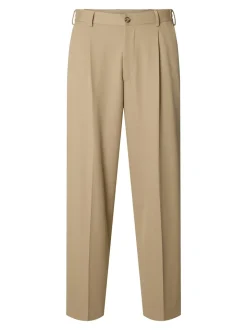 220-Loose Finn Flex Habitbukser, Greige, M